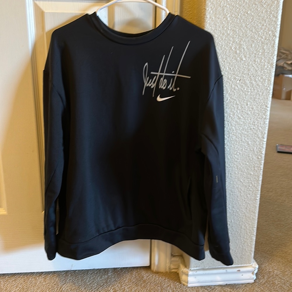 Nike black dri fit sweatshirt size medium